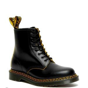 Dr. Martens 1460 DS Smooth Slice Black & Yellow